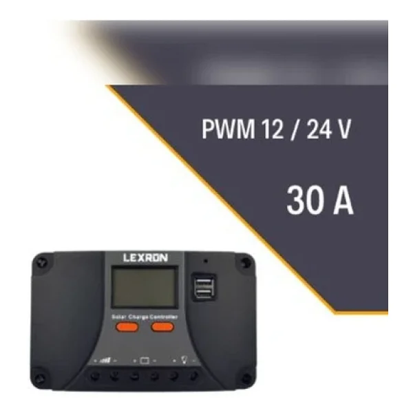 Lexron 30A PWM 12/24 V Şarj Kontrol Cihazı - Görsel 8