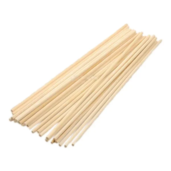 Ahşap Çöp Şiş Çubuğu Uzun Düz Uçlu 5 Mmx350 Mm (100 Adet) - Görsel 2