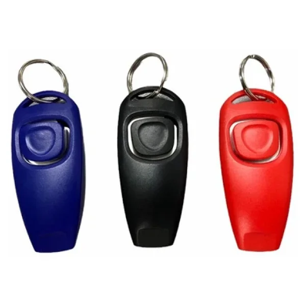 Köpek Eğitimi için Düdüklü Clicker 6 cm. Siyah - Görsel 2