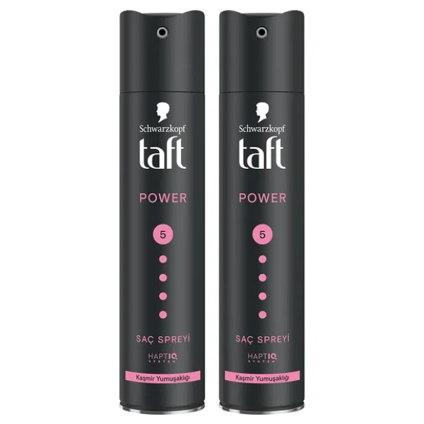 Taft Cashmere Power No:5 250 ml 2 Adet Saç Spreyi - Görsel 2