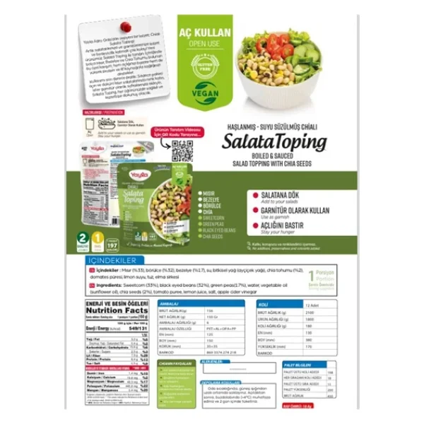 Yayla Chialı Salata Toping 150 gr - Görsel 7