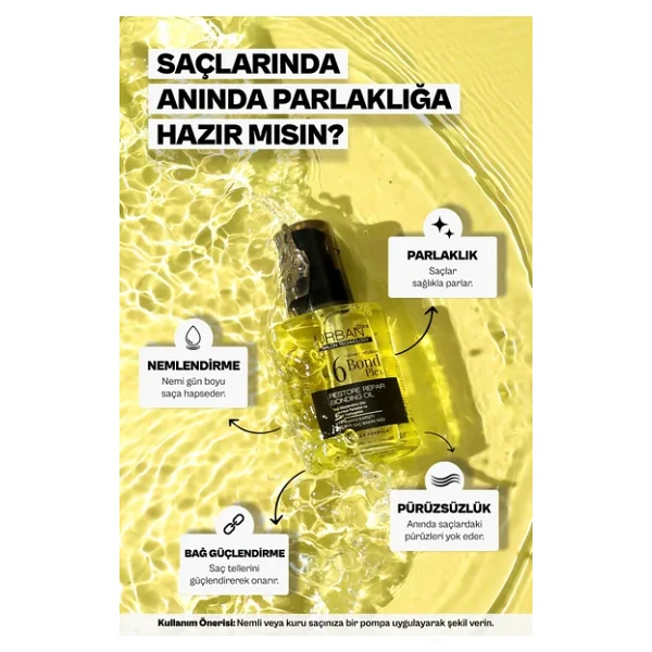 Urban Care No.6 Bond Blex 100 ml 2 Adet Saç Bakım Yağı - Görsel 8