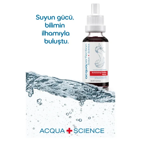 Acqua Perfection Exfoliating Cilt Tonu Eşitleyici ve Yenileyici Peeling Serum 30 ml - Görsel 9