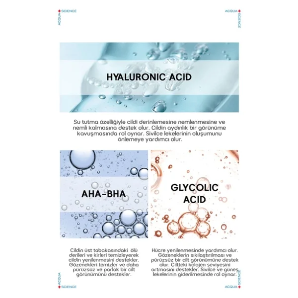 Acqua Perfection Exfoliating Cilt Tonu Eşitleyici ve Yenileyici Peeling Serum 30 ml - Görsel 10
