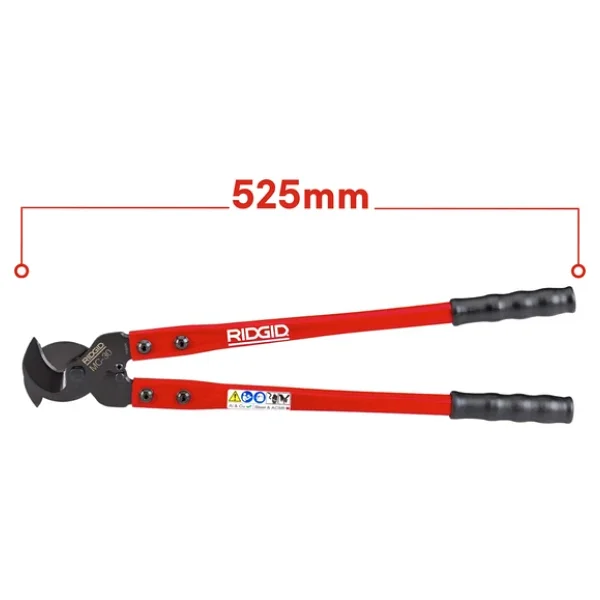 Rıdgıd 54278 MC-30 250mm2 & 31mm 500mcm Bakır/Alüminyum Kablo Makası - Görsel 7