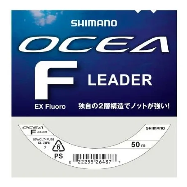 Shimano Ocea Ex Fluoro Leader 50 m 0.239 mm 3.63 kg Fluorocarbon Misina - Görsel 2