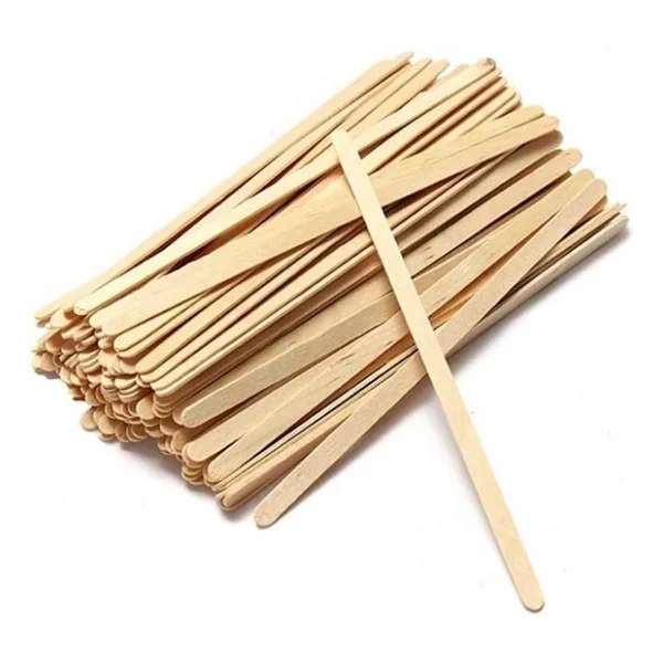 Cropix Tahta Ahşap Bambu Doğal Çay Kahve Karıştırıcı Çubuk Kaşık - 10.5 Cm. - 400 Adetlik 5 Paket - Görsel 8