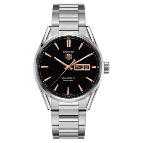 Tag Heuer Carrera WAR201C.BA0723 Çelik Kordon Siyah-Rose Gold Erkek Kol Saati - Görsel 2