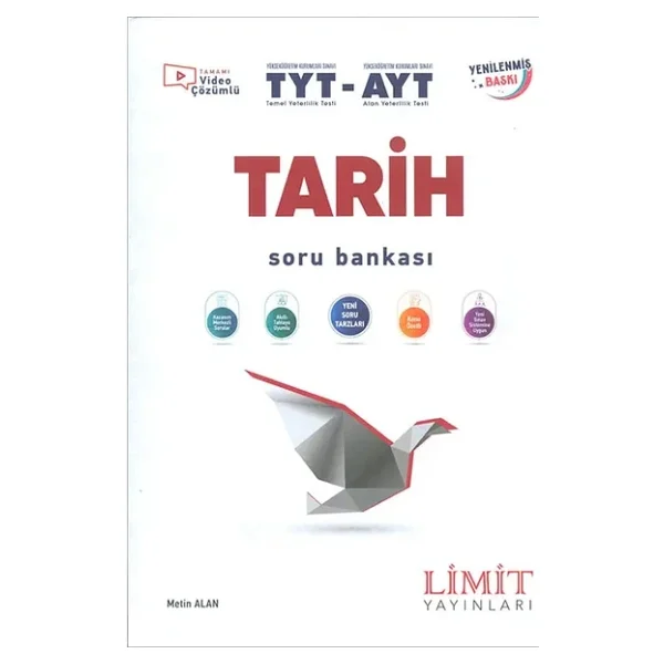 Limit Yayınları TYT-AYT Tarih Soru Bankası - Görsel 8