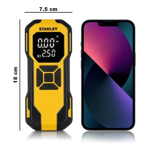 Stanley SXIF0101 150 PSI Dijital Basınç Göstergeli Araç Kompresörü - Görsel 10