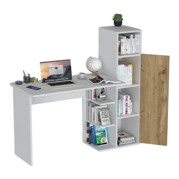 Moonlife Diamond Çam Dolaplı Çalışma Masası - Görsel 5