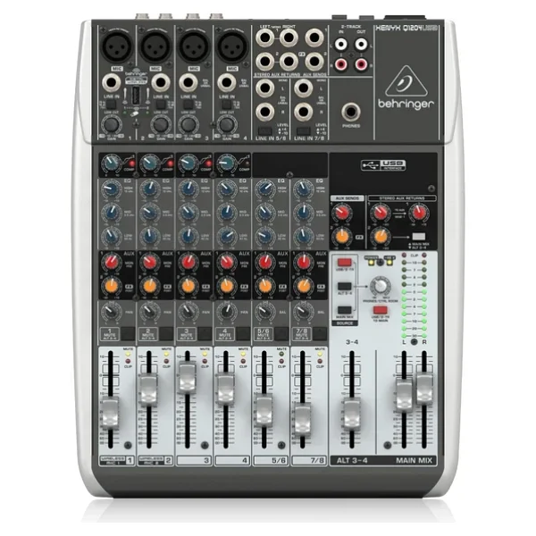 Behringer Xenyx Q1204USB 12 Kanal Mikser - Görsel 7