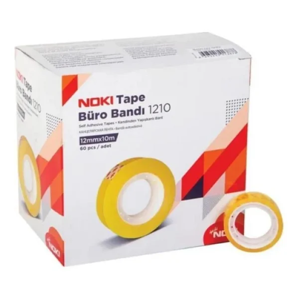 Noki 1210 Büro Bandı 12 Mm X 10 M 60'Lı Paket - Görsel 2