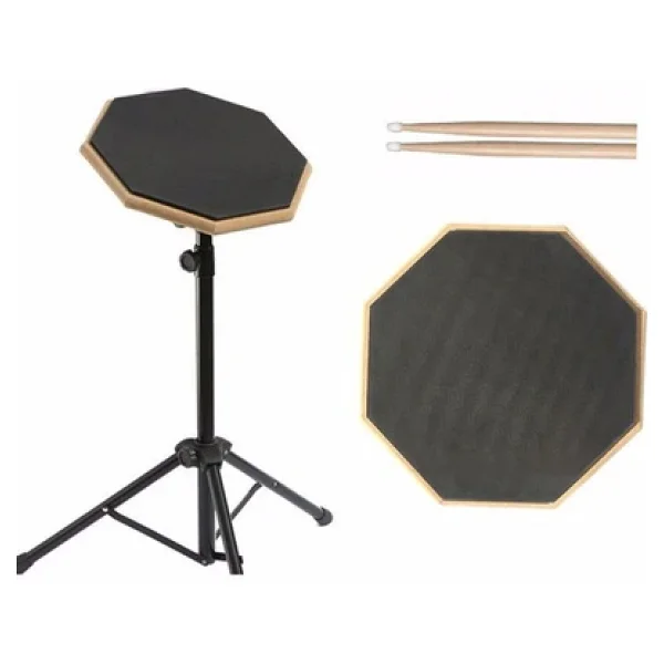 Donizetti Davul Bateri Drum Pratik Çalışma Pedi Ve Standı + Baget - Görsel 3