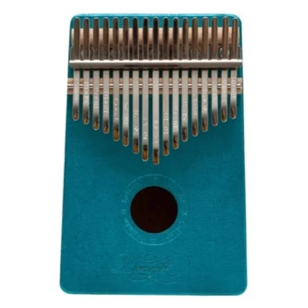 Kalimba Full Set - Hediye Paketi- Stant-Parmak Koruyucu Turkuaz - Görsel 3