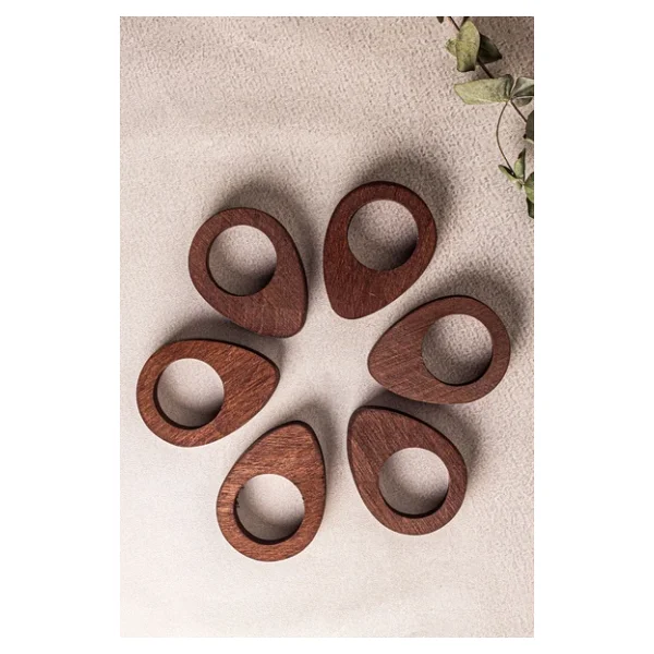 Snippy Yummy - 6 Adet Ahşap Yumurta Sunumluk Yumurtalık Sofra Sunumu Organizer - Görsel 3