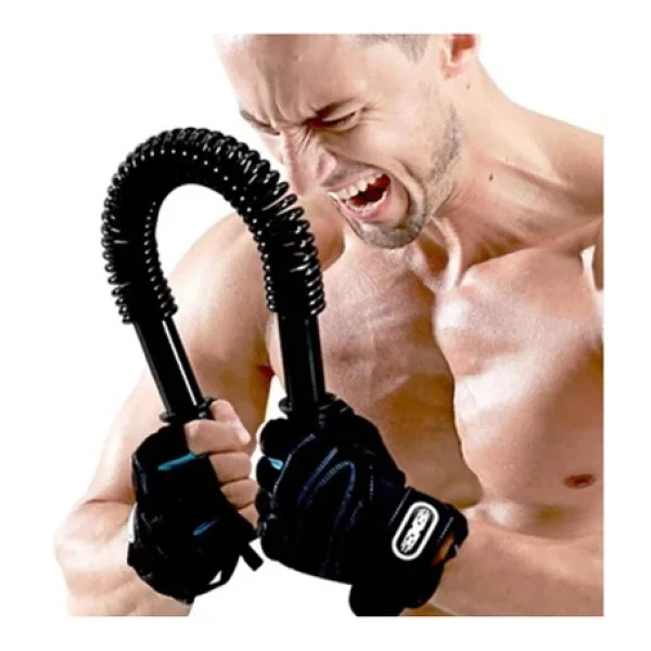 ÇAKABEY Bük Bük Egzersiz Yayı 20 kg direnç Siyah BükBük Yay direnç yayın POWER TWİSTER - Görsel 2