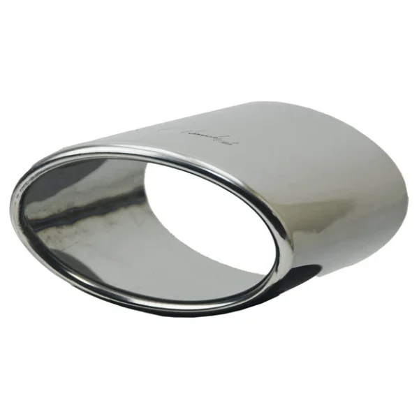 Egzoz Ucu Paslanmaz Krom Oval Universal - Görsel 5