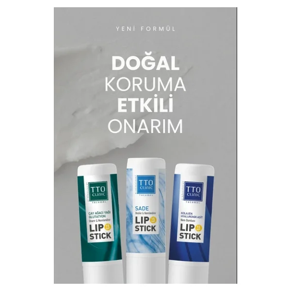 TTO Clinic Çay Ağacı Yağı & Glutatyon 15 Faktör Dudak Nemlendirici - Görsel 5
