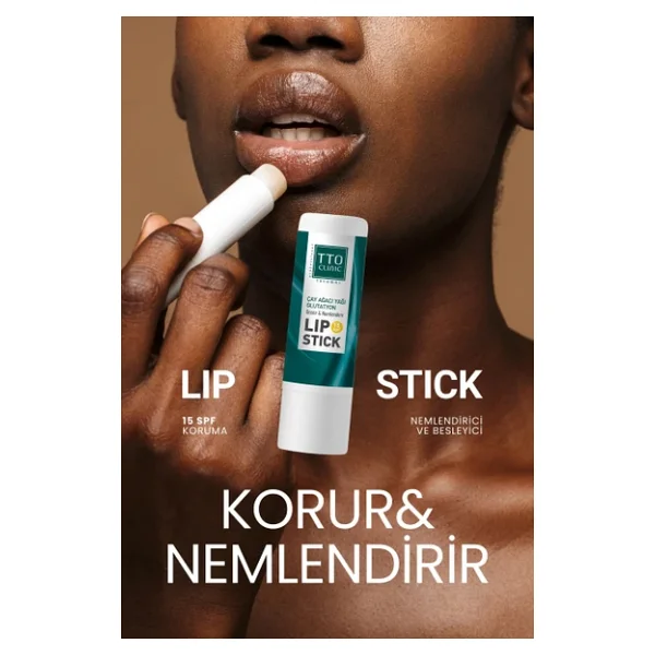 TTO Clinic Çay Ağacı Yağı & Glutatyon 15 Faktör Dudak Nemlendirici - Görsel 4
