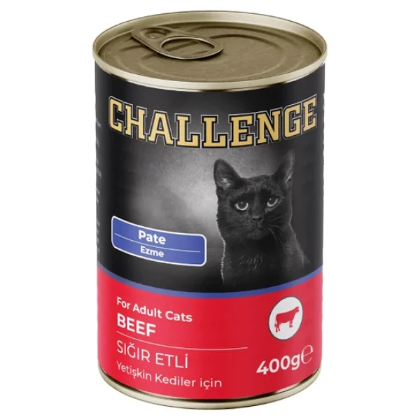 Challenge Pate Sığır Etli 400 gr Yetişkin Konserve Kedi Maması - Görsel 5