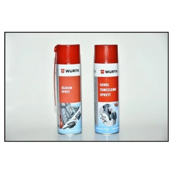 Würth Genel Temizleyici 500 ml + Silikon Sprey 500 ml 2'li Set - Görsel 3