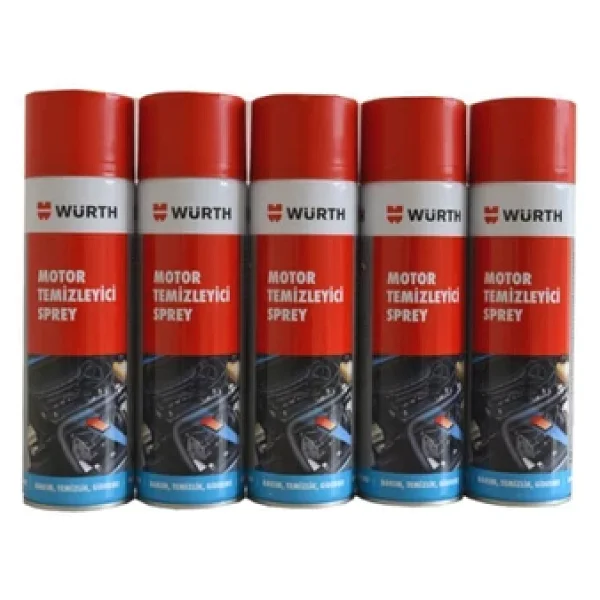 Würth 5'li Motor Temizleyici Sprey 500 ml - Görsel 2
