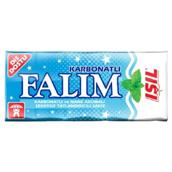 Falım Işıl Karbonat Ve Nane Aromalı Şekersiz Sakız (5 Adet) - Görsel 6