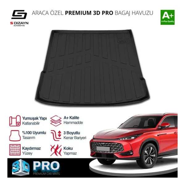 S-dizayn Mg Hs Turbo Hybrid 3d Pro Bagaj Havuzu 2024 Üzeri A+ Kalite - Görsel 2