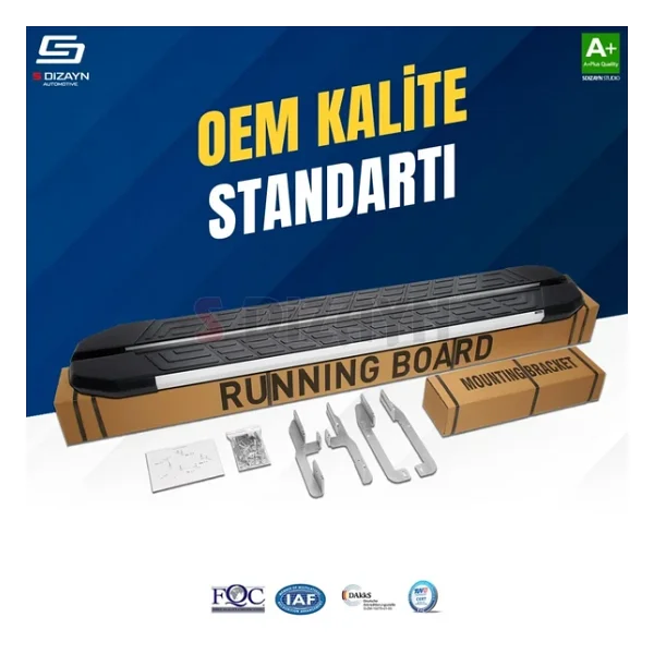 S-Dizayn Suzuki Sx4 2 S-Cross Newline Aluminyum Yan Basamak 173 Cm 2014-2021 A+ Kalite - Görsel 3