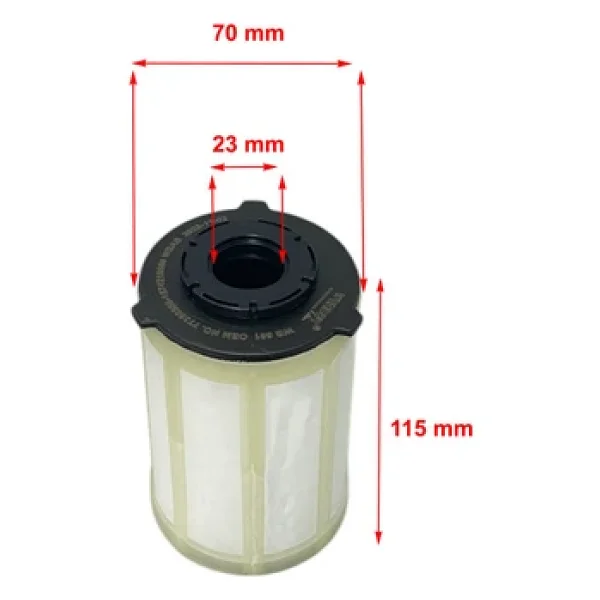 Wunder Ducato, Jumper, Boxer 2.0 D 81-96-120 Kw, 2.2 D 88-103-121 Kw 2015-2023 Yakıt Filtresi - Görsel 2