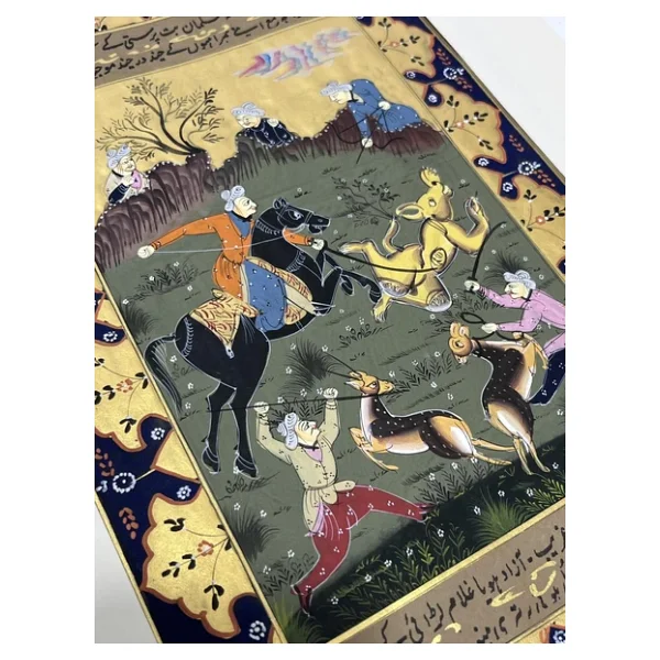 Sessiz Tepede Av Adlı El Yapımı Minyatür Resim 29,5x18,5 cm - Orijinal ambalajında - Görsel 3