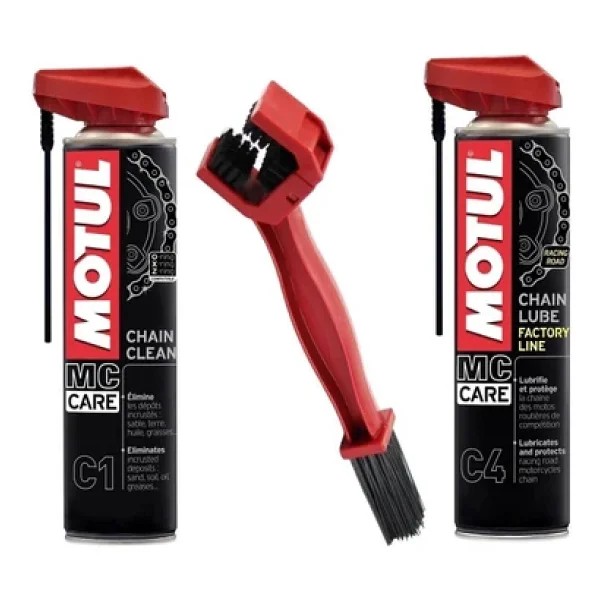 Motul C1, C4, Zincir Temizleme Fırçası Seti - Görsel 6