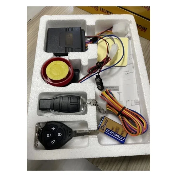 Motosiklet Alarm Seti 100 Metrede Motor Durdurma 125 Desibel - Görsel 2