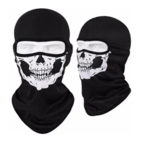 Motosiklet Kurukafa Balaklava Güneş Koruyucu Rüzgar Geçirmez Motor Maske Yüz Koruma - Görsel 2