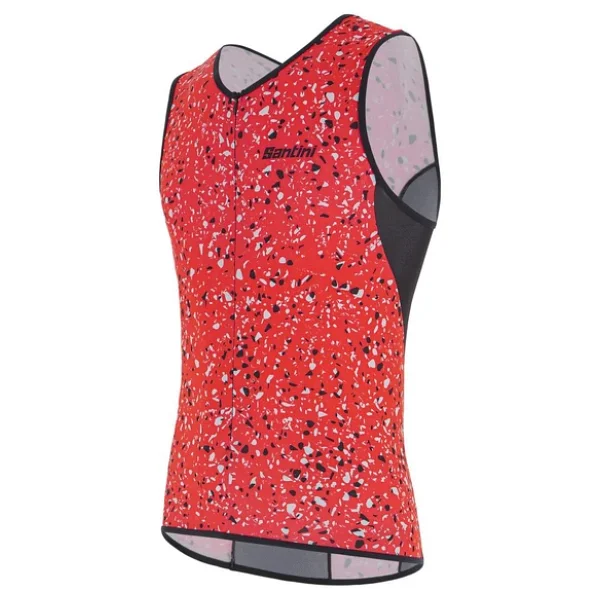 Santini Sleek Desing Pietra Tri Top Triathlon Atlet - Görsel 2