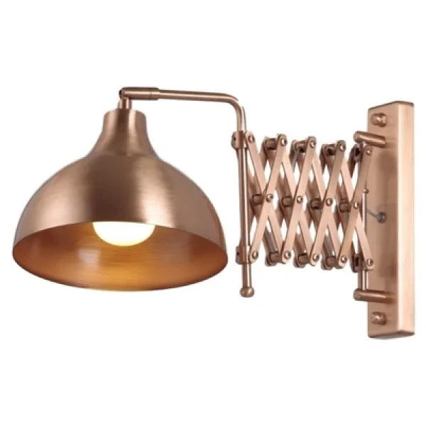 Avonni AVONNI HAP-9082-CPR Bakır Kaplama Aplik E27 Metal 22x45cm - Görsel 2