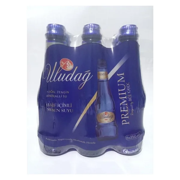 Uludağ Premium Maden Suyu 6x250 ml - Görsel 9
