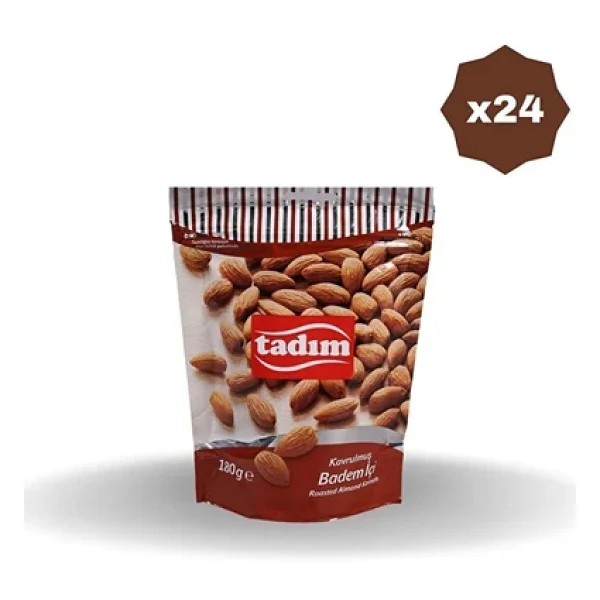 Tadım Tadım Kavrulmuş Badem İçi 180 GR X 24 Adet - Görsel 2