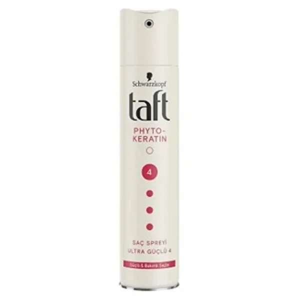 Taft Phyto Keratin Ultra Güçlü No:4 250 ml 4 Adet Saç Spreyi - Görsel 5