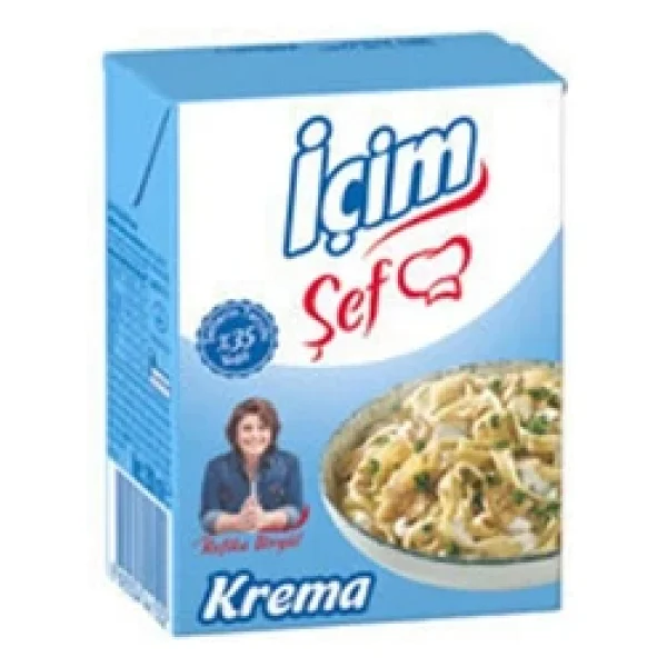 İçim Şef %35 Yağlı Krema 200 Ml 10 x Adet - Görsel 2