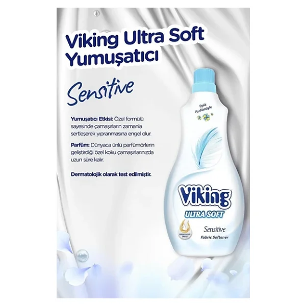 Viking Soft Sensitive Yumuşatıcı 1.4 lt 6'lı - Görsel 3