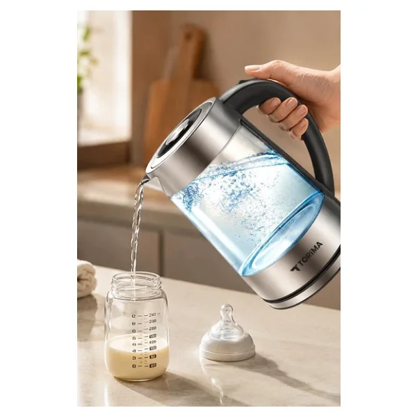 Torima TY-S888-040 1500 W 1.8 lt Cam Kettle - Görsel 9
