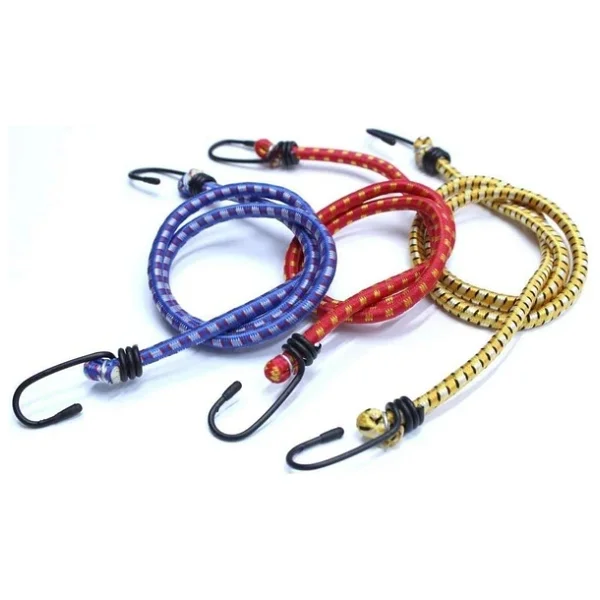 Bisiklet - Motosiklet - Otomobil - Atv Bagaj Lastiği 3lü Paket 10MM x 80 cm - Çok Renkli - Görsel 2