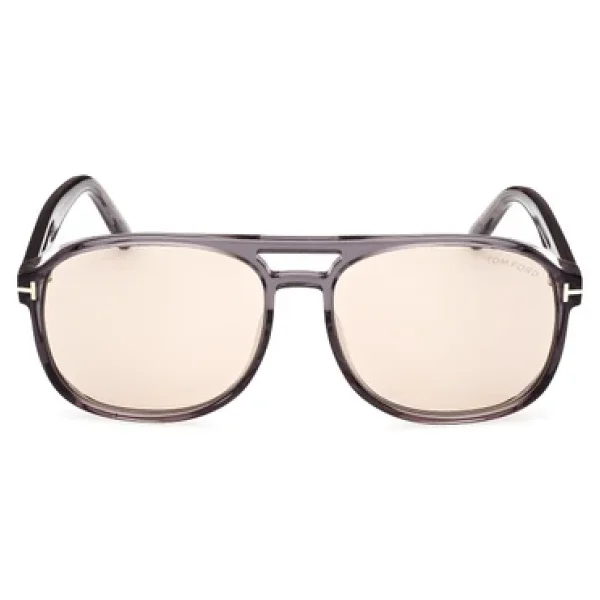 Tom Ford Rosco FT1022 20E Grey-Brown Güneş Gözlüğü - Görsel 5
