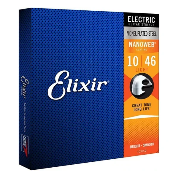 Elixir 12052 Nanoweb Light 10-46 Elektro Gitar Teli - Görsel 4