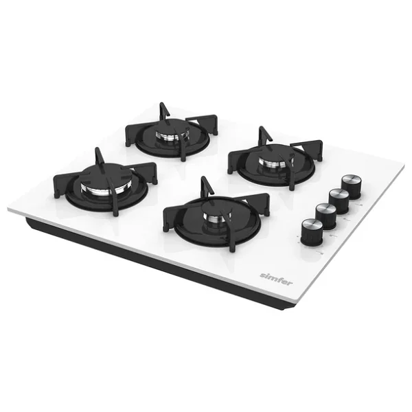 Simfer 3048 Klasik Beyaz Set üstü Cam Ocak - Görsel 6