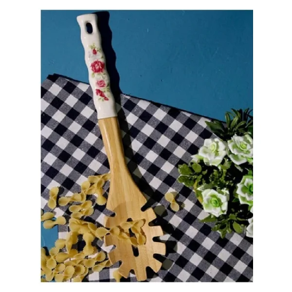Arow Makarna Karıştırıcı Ahşap Seramik Saplı DC.PM-4056 0563 - Görsel 4