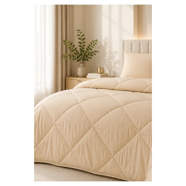 Formeya Soft Pudra 195X215 cm Silikon Çift Kişilik Yorgan - Görsel 4