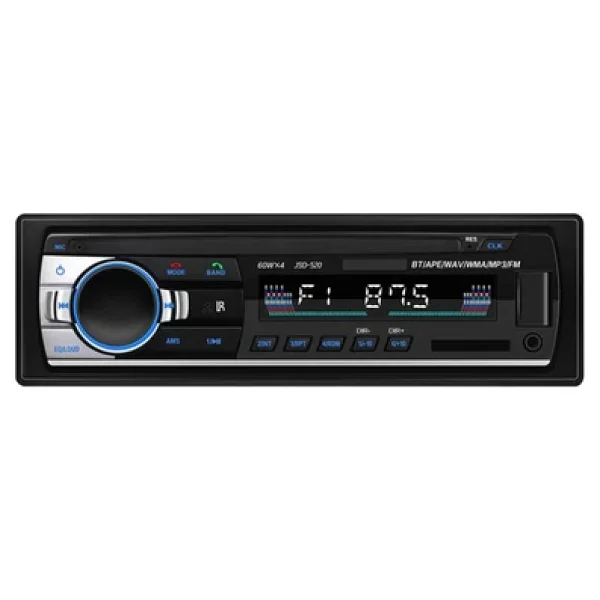 EXVOL Kingwin Araba Oto Teyp Bluetooth Usb 2 Amfi Çıkışlı Ek Sogutmalı Aux Sd 2 Yıl Garantili - Görsel 4